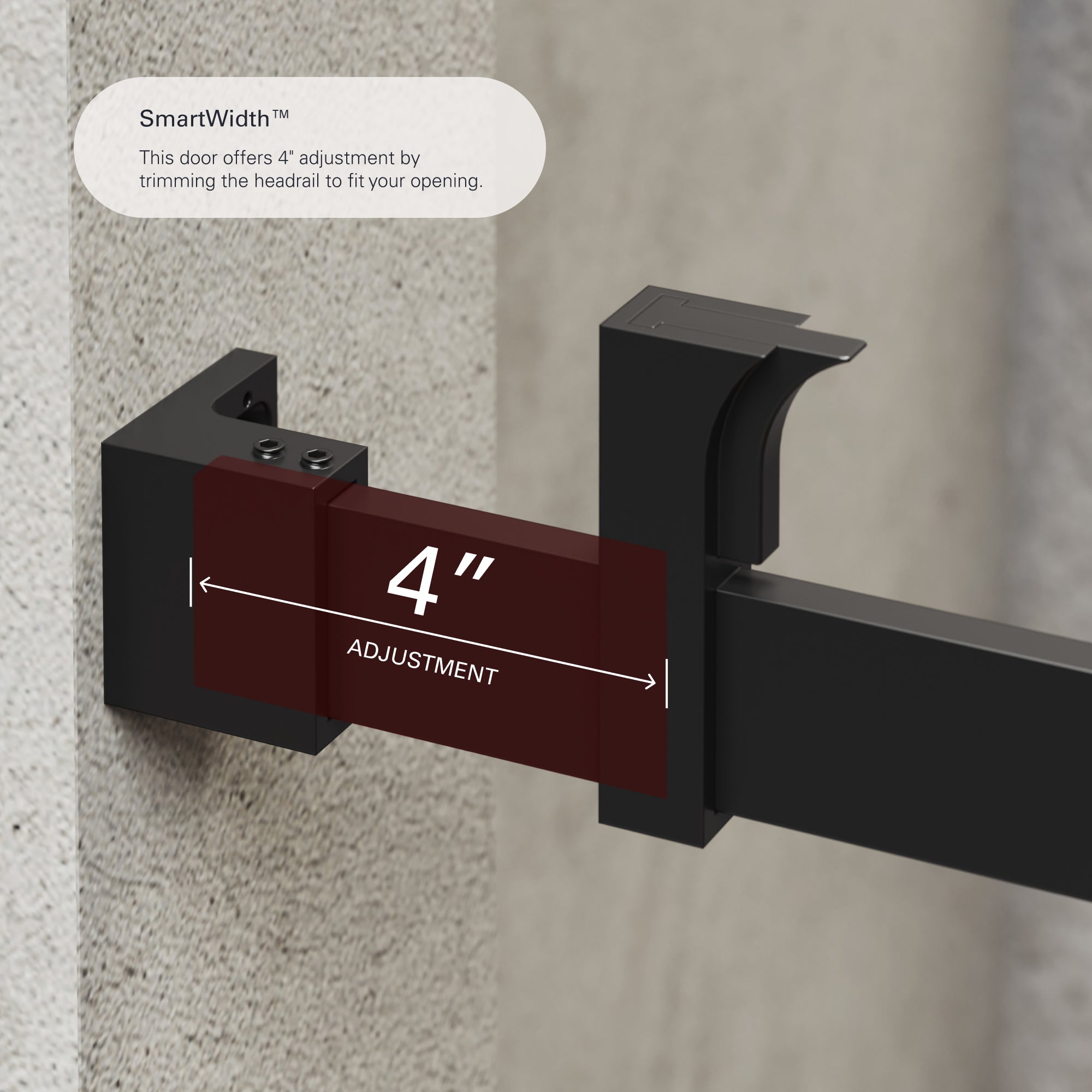 Alumni Frameless Sliding Shower Door