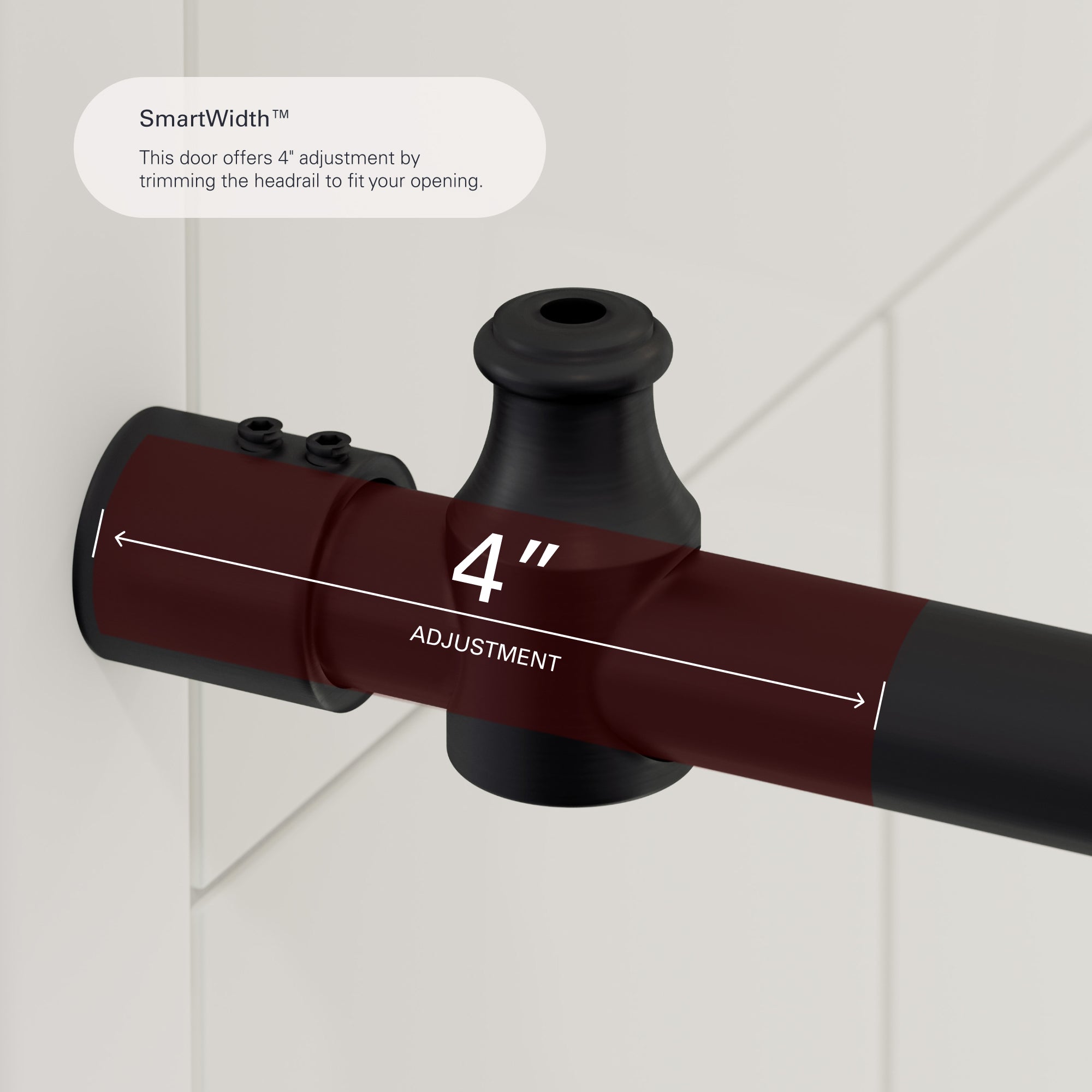 Briza Frameless Sliding Shower Door