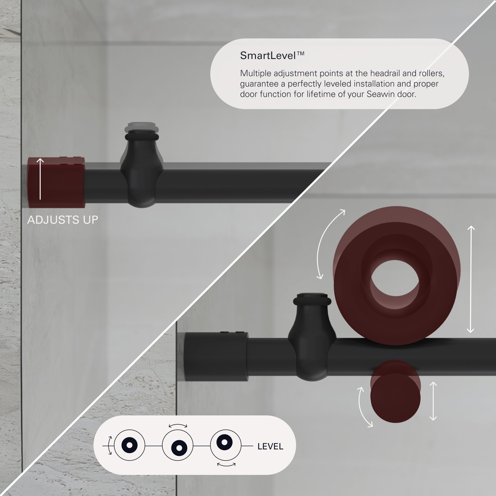 Crystal Frameless Sliding Shower Door