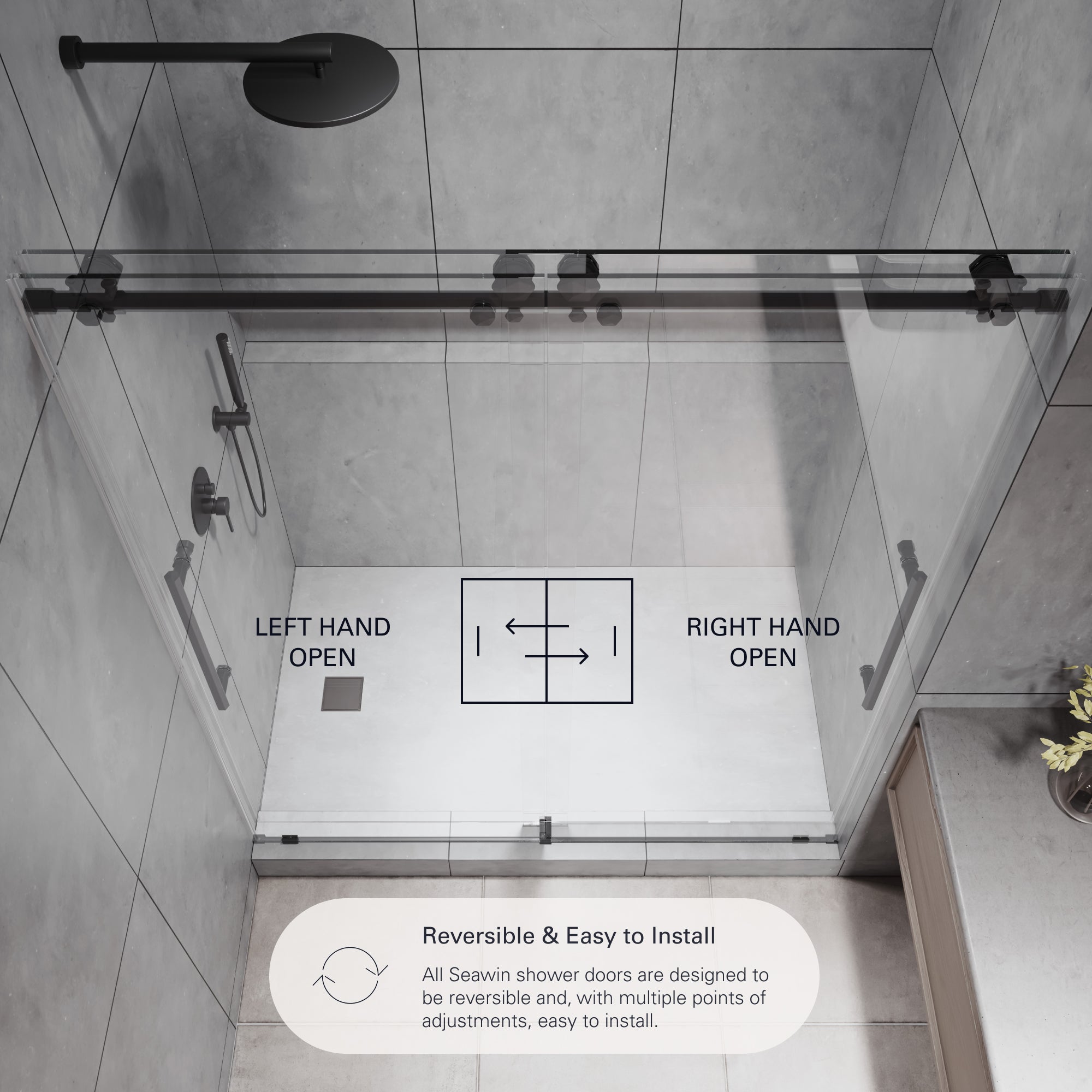 Diamond Frameless Sliding Shower Door