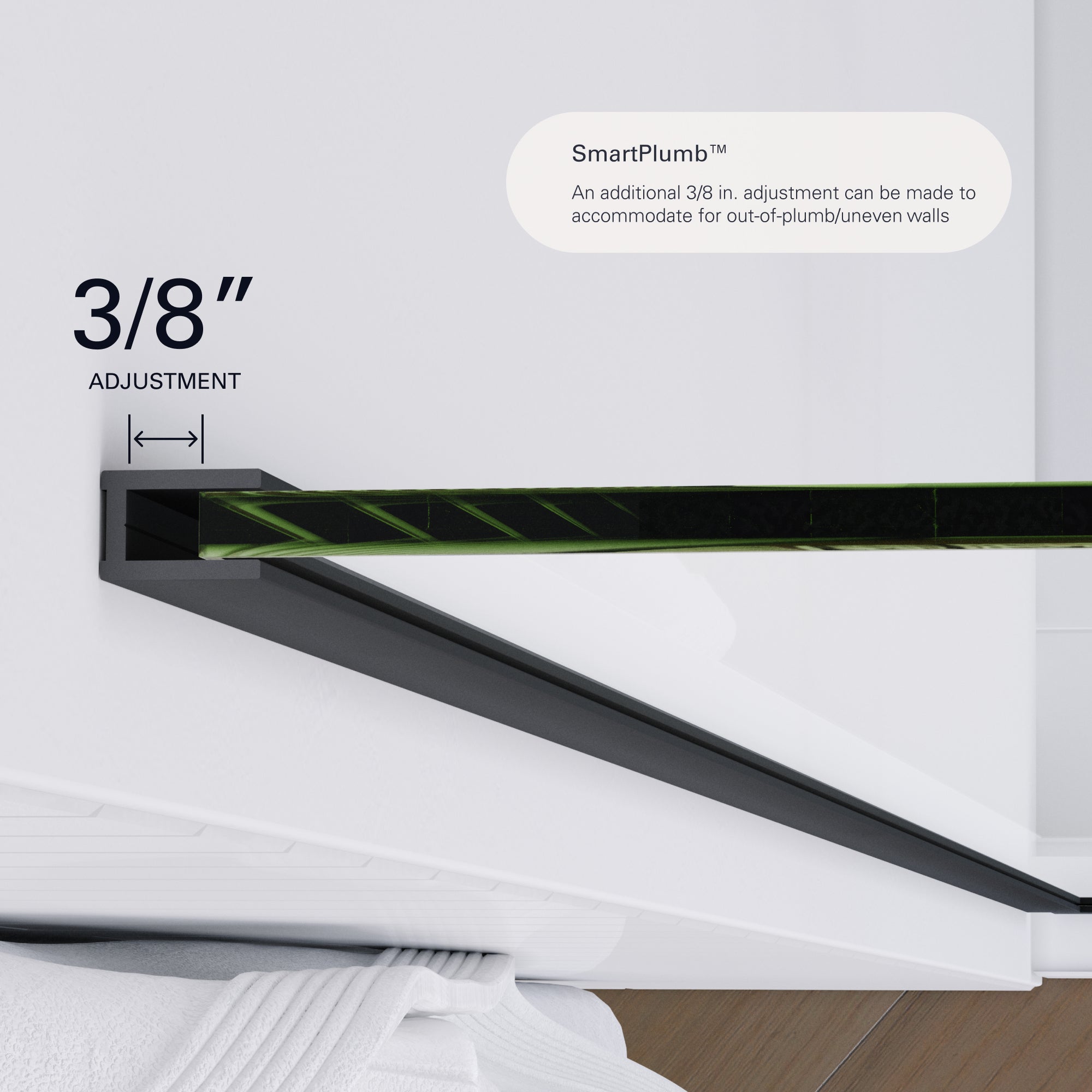 Flex X Duo Frameless Pivot Shower Door