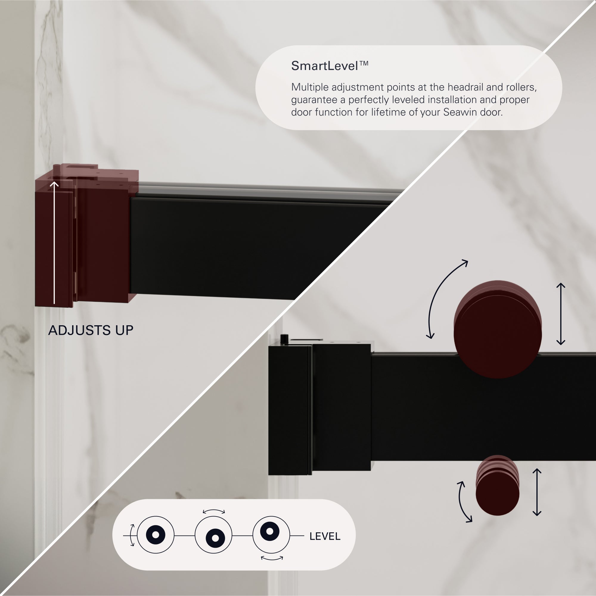 Verona Air Frameless Bypass Sliding Shower Door