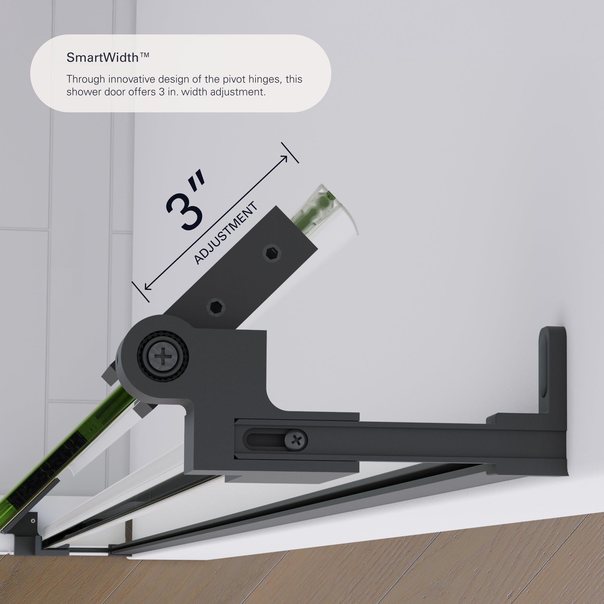 Flex X Duo Frameless Pivot Shower Door