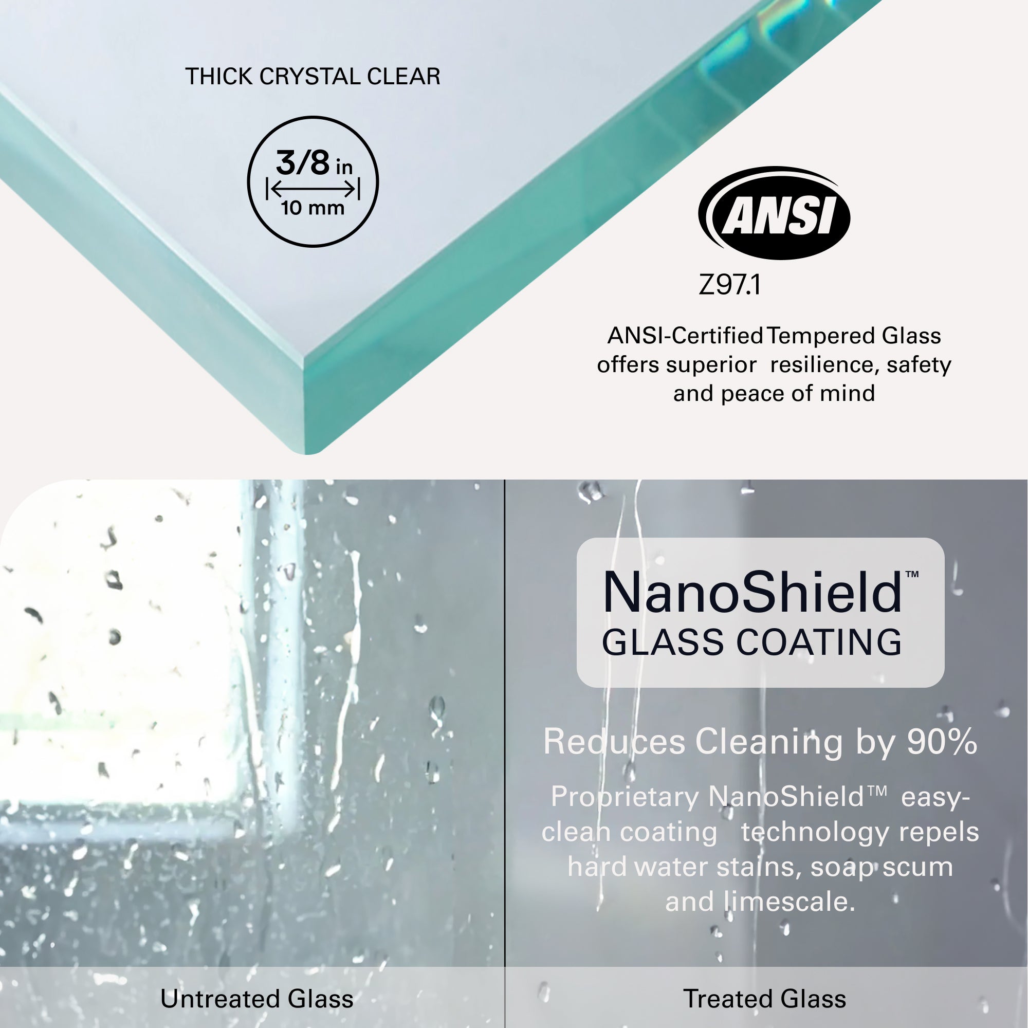 Mara Frameless Bypass Sliding Shower Door