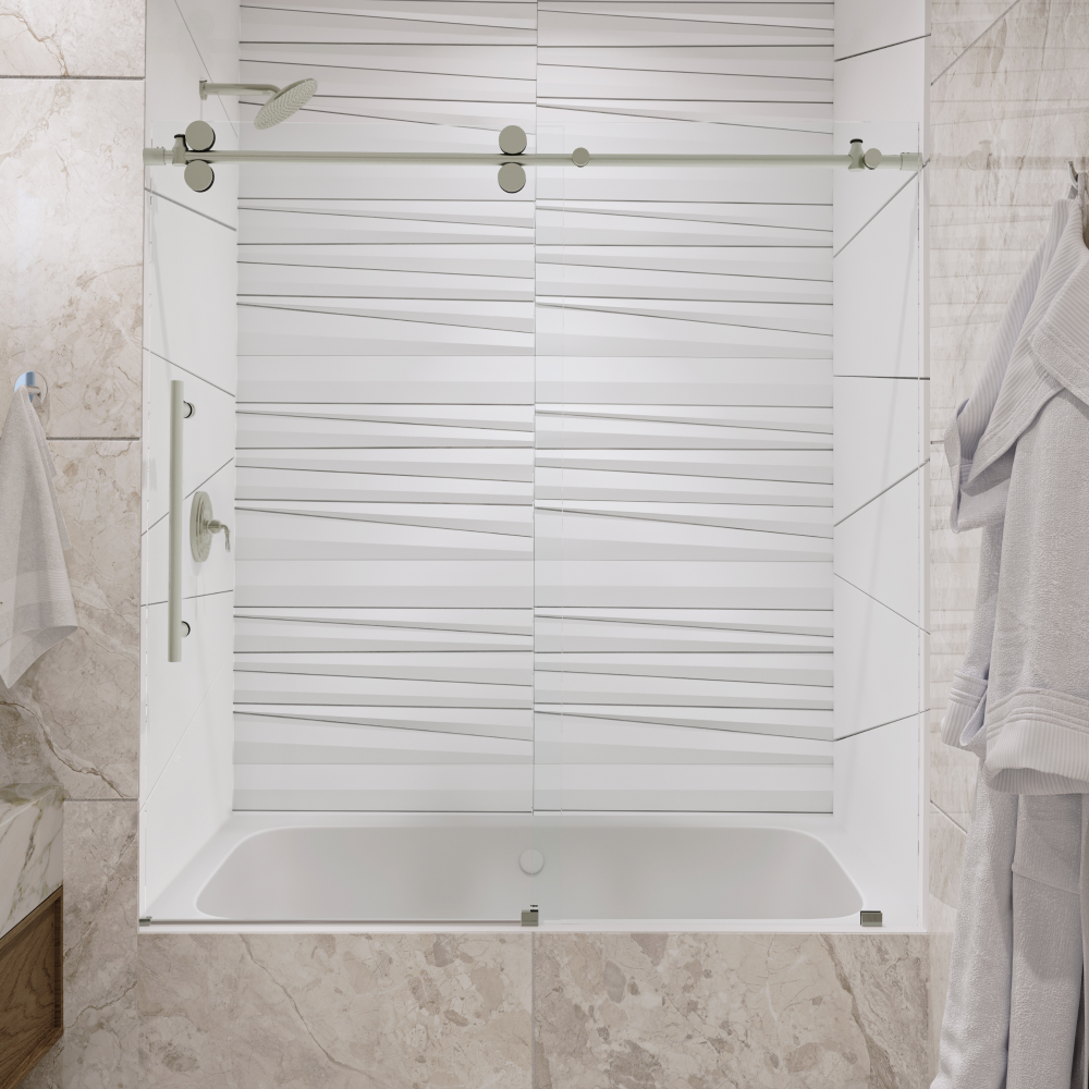 Briza Frameless Sliding Bathtub Door